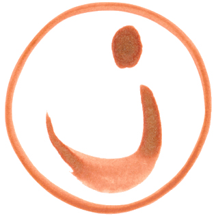 jahnna Logo rund, Tusche